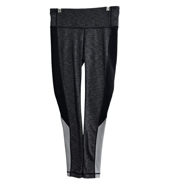 Athleta Pants - Athleta Revelation Colorblock Heather Gray Leggings Size Small